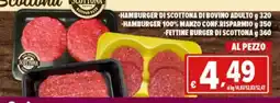 Iper Triscount Hamburger di Scottona offerta