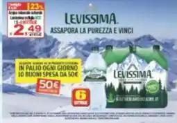 CTS Supermercati Acqua minerale naturale Levissima offerta