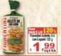 CTS Supermercati Fiukeraiari Gallette Bio con Legumi offerta