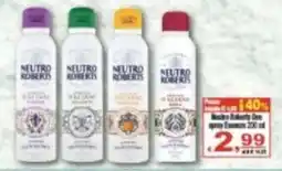CTS Supermercati Neutro Roberts Deo spray Essence offerta