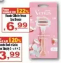 CTS Supermercati Rasoio Gillette Venus Spa Bronze offerta