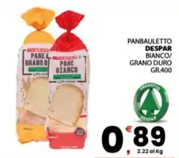Despar Sicilia Panbauletto Despar offerta