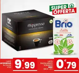 Despar Sicilia Caffè Myspresso in cialde offerta