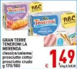 Iper Triscount Gran Terre Teneroni la merenda offerta