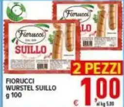 Iper Triscount Fiorucci wurstel suillo offerta