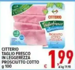 Iper Triscount Citterio taglio fresco in leggerezza prosciutto cotto offerta
