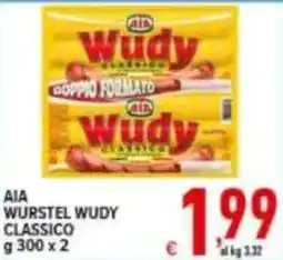 Iper Triscount Wurstel Wudy Classico offerta