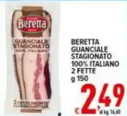 Iper Triscount Beretta guanciale stagionato offerta