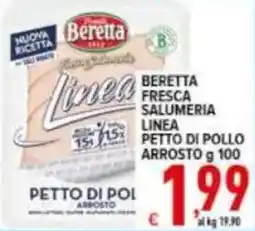 Iper Triscount Beretta fresca salumeria linea petto di pollo arrosto offerta