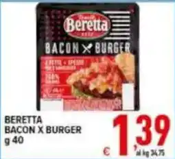 Iper Triscount Beretta Bacon x Burger offerta