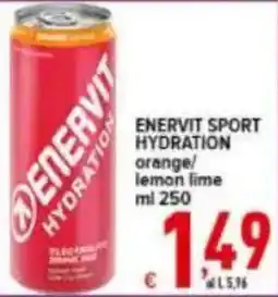 Iper Triscount Enervit sport hydration orange lemon lime offerta