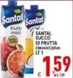 Iper Triscount Santal frutti rossi offerta