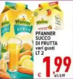 Iper Triscount Pfanner succo di frutta offerta