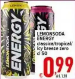 Iper Triscount Lemonsoda Energy offerta
