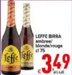 Iper Triscount Leffe birra ambree offerta