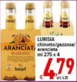 Iper Triscount Lurisia chinotto/gazzosa/aranciata offerta