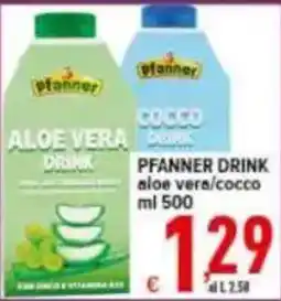 Iper Triscount Pfanner Drink aloe vera/cocco offerta
