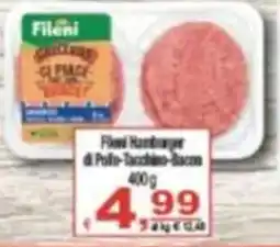 CTS Supermercati Fileni Hamburger di Pollo-Tacchino-Bacon offerta