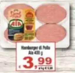 CTS Supermercati Hamburger di Pollo Aia offerta