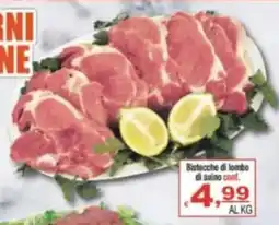 CTS Supermercati Bistecche di lombo di suino offerta