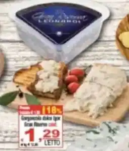 CTS Supermercati Gorgonzola dolce Igor Gran Riserva offerta