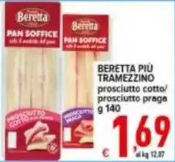 Iper Triscount Beretta più tramezzino prosciutto cotto/prosciutto prage offerta