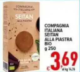 Iper Triscount Compagnia Italiana Seitan alla Piastra Bio offerta