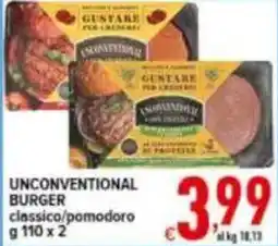 Iper Triscount Unconventional Burger classico/pomodoro offerta