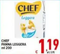 Iper Triscount Chef panna leggera offerta