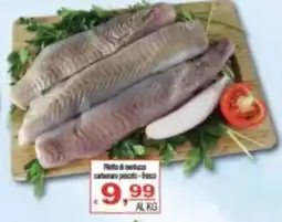 CTS Supermercati Filetto di merluzzo carbonaro pesce fresco offerta