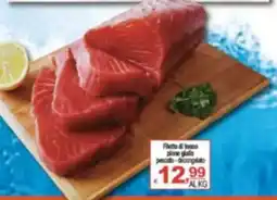 CTS Supermercati Filetto di tonno pinne gialle offerta