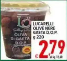 Iper Triscount Lucarelli olive nere gaeta d.o.p. offerta