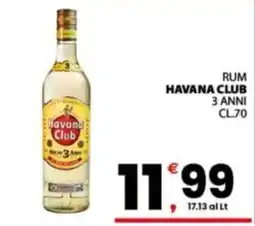 Despar Sicilia Rum Havana Club 3 anni offerta