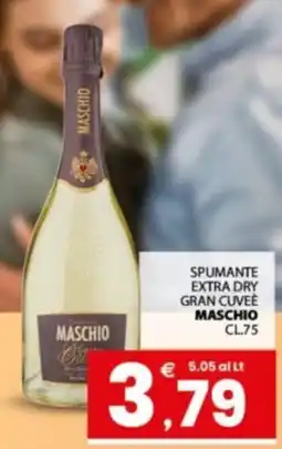 Despar Sicilia Spumante extra dry gran cuvée Maschio offerta