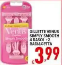 Iper Triscount Gillette Venus Simply Smooth offerta