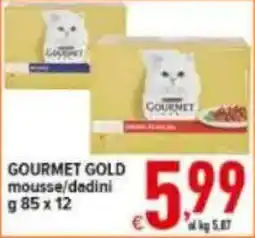 Iper Triscount Gourmet Gold mousse/dadini offerta