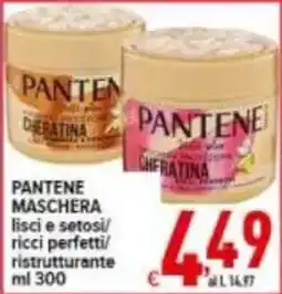 Iper Triscount Pantene maschera lisci e setosi offerta