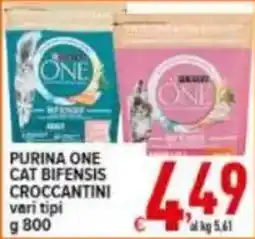 Iper Triscount Purina One cat bifensis croccantini offerta