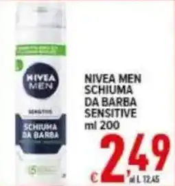 Iper Triscount Nivea Men schiuma da barba sensitive offerta