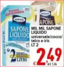 Iper Triscount Mil Mil Sapone Liquido offerta