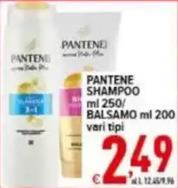 Iper Triscount Pantene shampoo balsamo offerta