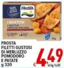Iper Triscount Frosta filetti gustosi di merluzzo pomodoro e patate offerta