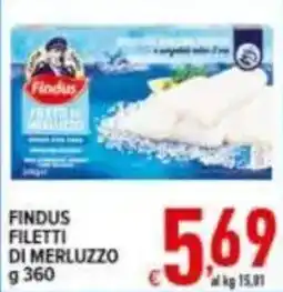 Iper Triscount Findus filetti di merluzzo offerta