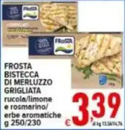 Iper Triscount Frosta bistecca di merluzzo grigliata offerta
