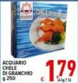 Iper Triscount Acquario chele di granchio offerta