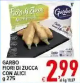 Iper Triscount Garbo Fiori di zucca con alici offerta