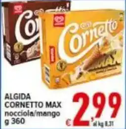 Iper Triscount Algida Cornetto Max offerta