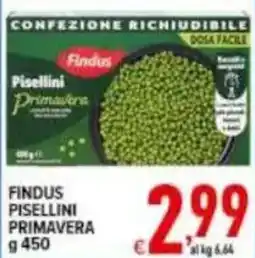 Iper Triscount Findus Pisellini Primavera offerta