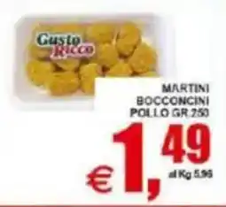 Pewex Martini bocconcini pollo offerta