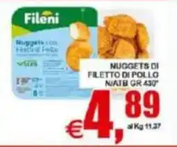 Pewex Nuggets di filetto di pollo Fileni offerta